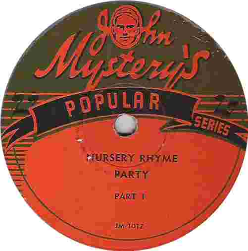 John Mystery's JM 78rpm label