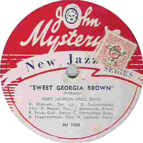 John Mystery's NJ 78rpm label